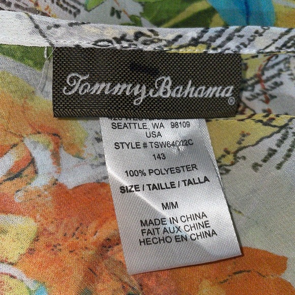 Tommy Bahama Chiffon Coverup Tunic size M NWOT - Picture 10 of 11